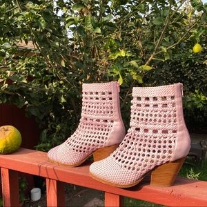 Jeffery Campbell pink boots